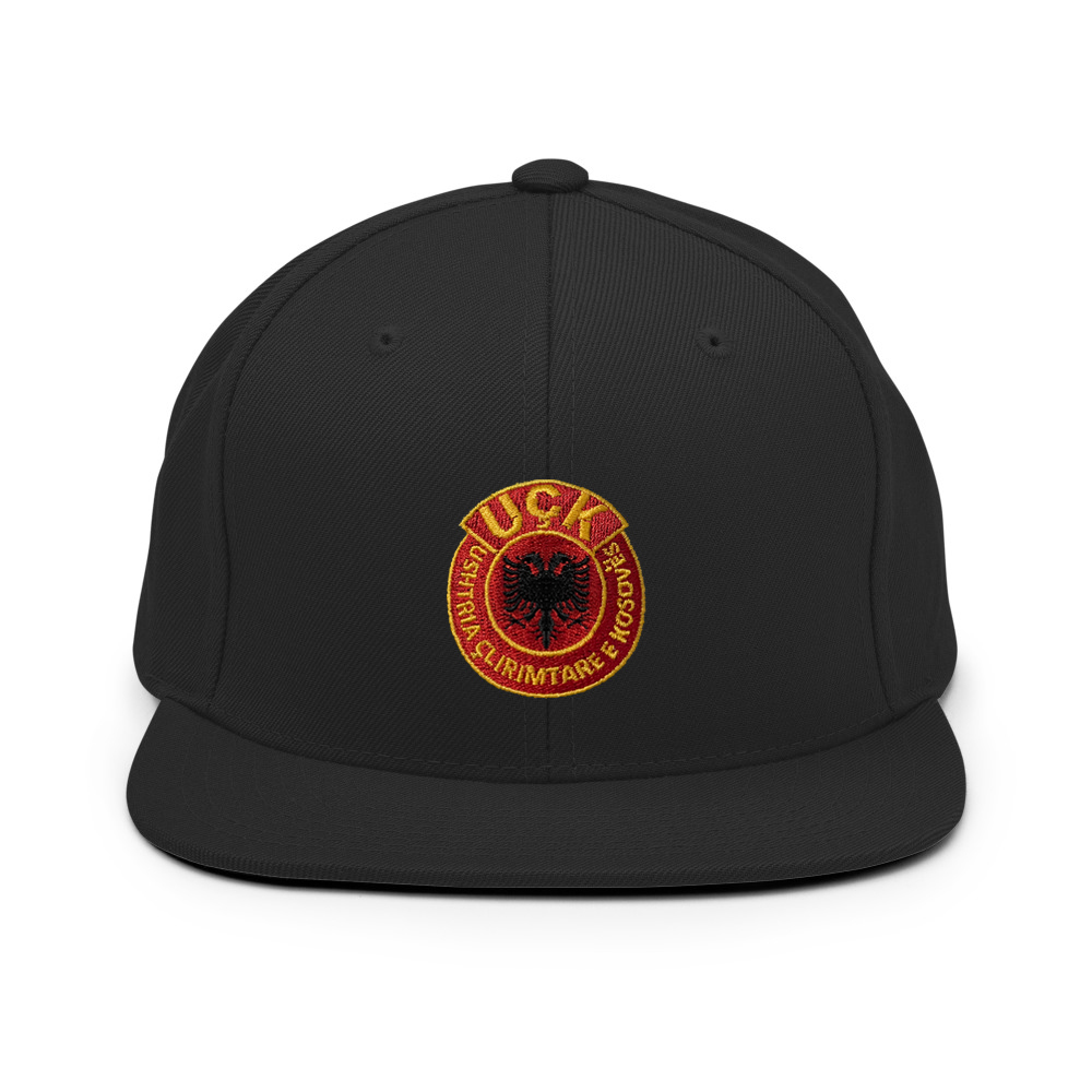 UÇK Emblem Embroidered Snapback Hat
