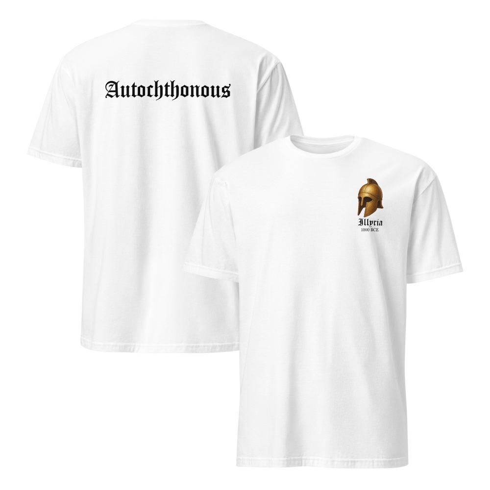 Illyrian Helmet (Left) + Autochthonous Adult T-Shirt